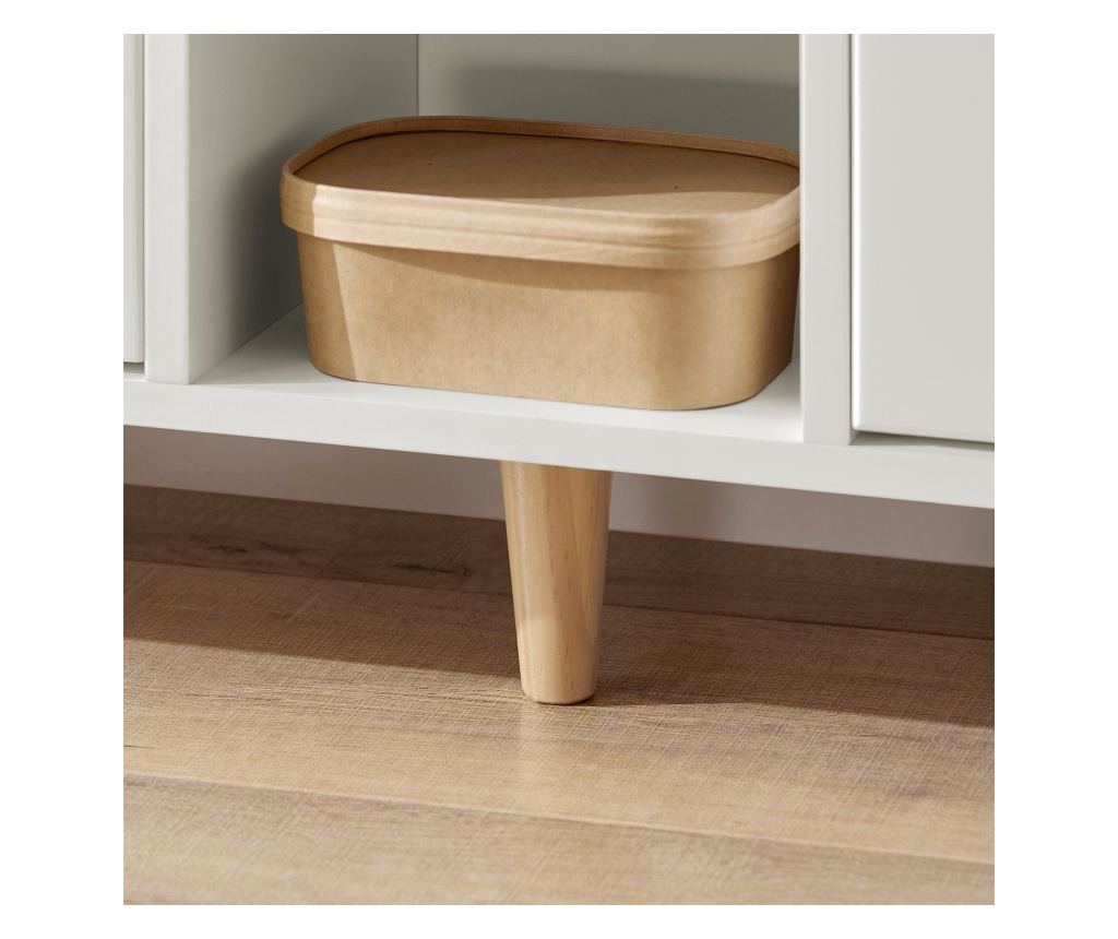 SoBuy Schoenenbank Wit - 110 x 26 x 52 cm - Met Zitkussen en Opbergruimte