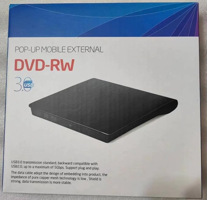 CYBERNOVA Ultra Slim Externe USB 3.0 Type-C DVD-brander