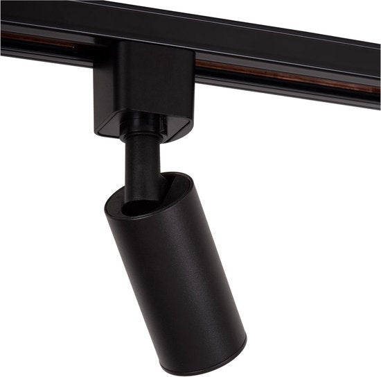 Lucide TRACK RITMO Railspot - 1-fase Railsysteem / Railverlichting - 1xGU10-MR11 - Zwart (Uitbreiding)