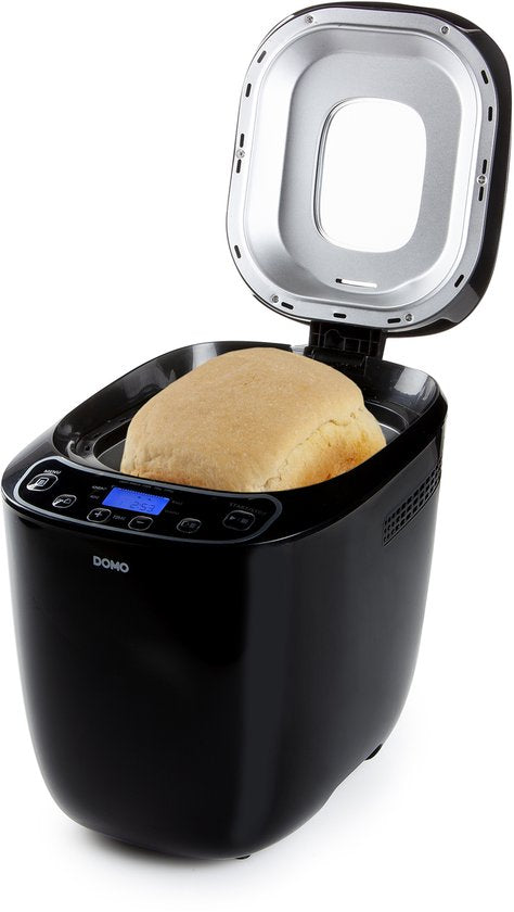 DOMO DO1119B Broodbakmachine - 12 Programma’s - 700-1000g - Glutenvrij Programma - Zwart