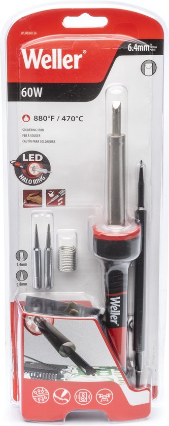 Weller WLIRK6023C - Soldeerbout Kit met LED verlichting - 230V - 60W - 425°C