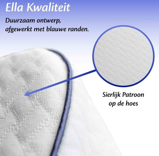 EL-Life Orthopedisch Hoofdkussen tegen Nekklachten - Ergonomisch Hoofdkussen van Traagschuim - 40x60cm