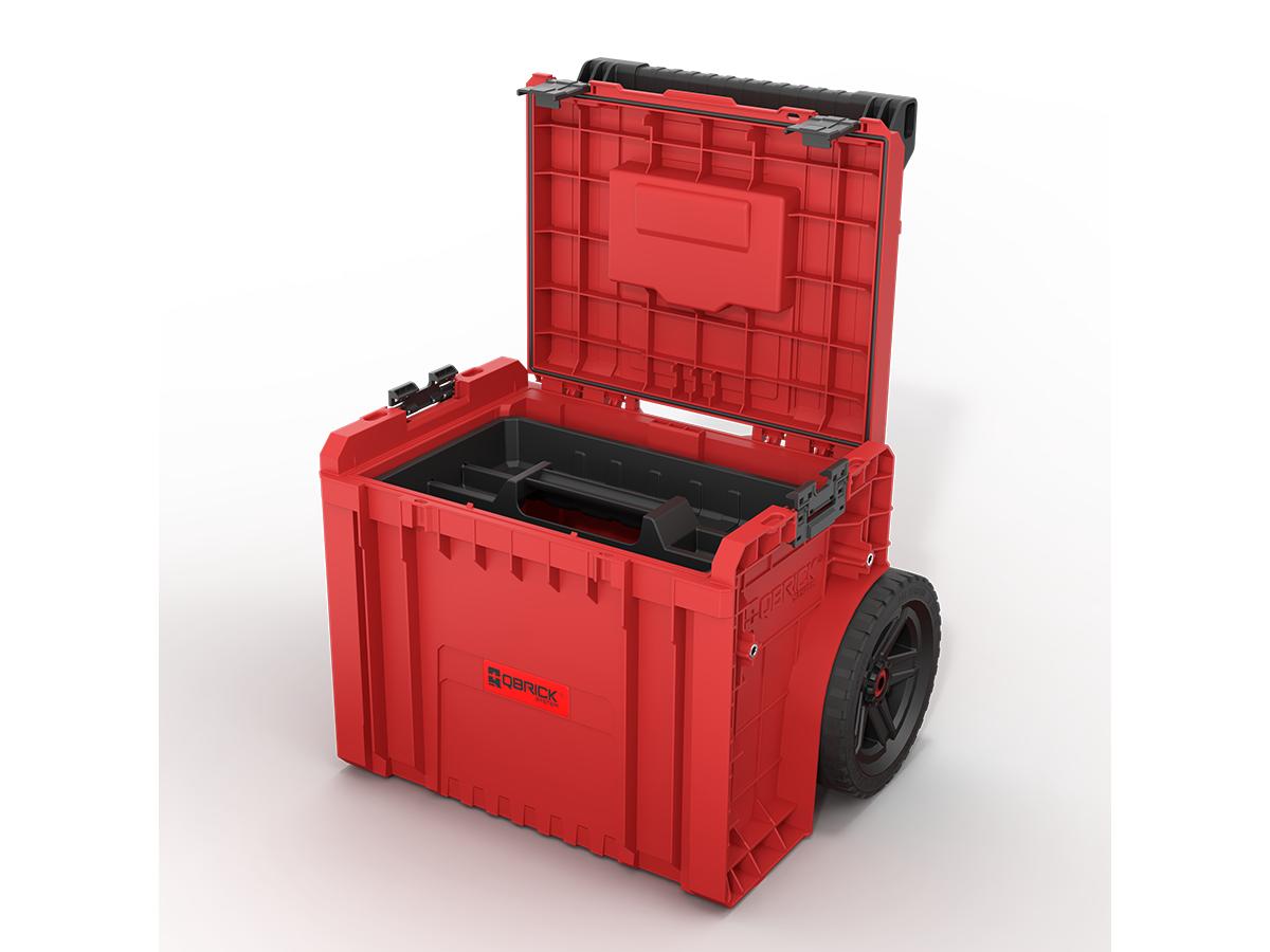 Qbrick Pro Cart 2.0 Plus - Compact en Duurzaam - Rood