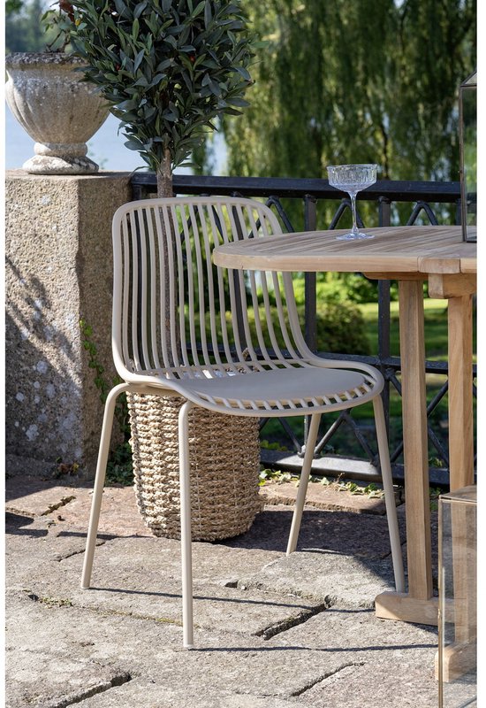 House Nordic Branson Stapelstoel - 55x47x82cm - Zand