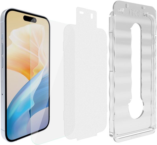 BeHello Schermbeschermer  Samsung Galaxy S24 FE - Gehard Glas met hoge impact