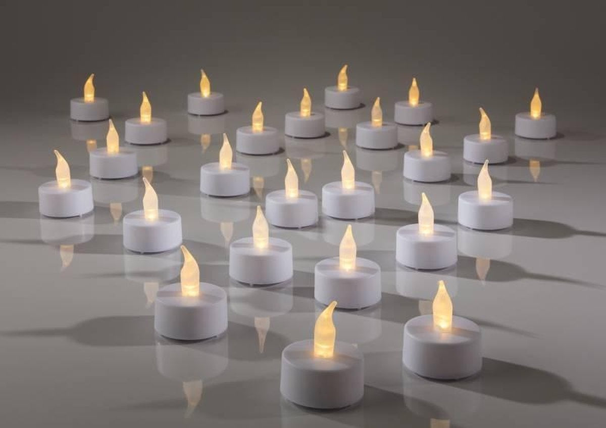 Set Theelichtjes LED - MEGA XXL SET met 576 Stuks - INCLUSIEF Batterijen