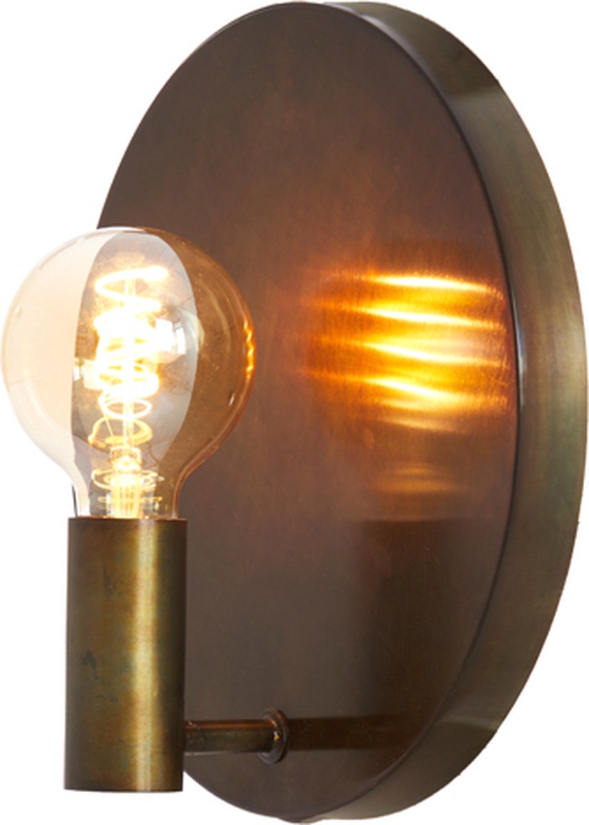 Light & Living Wandlamp Disc Goud Ø30cm x 11cm – Luxe Wandverlichting voor Binnen