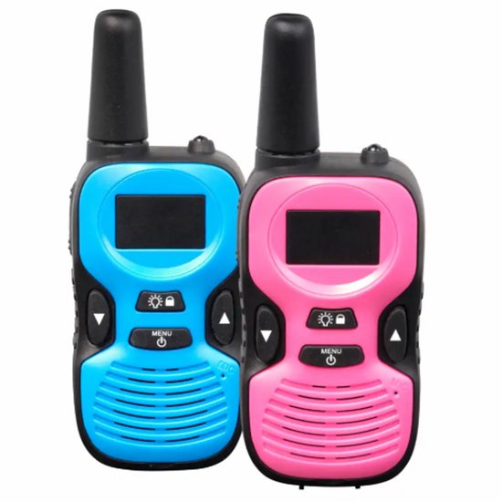 Denver Walkietalkie - Kinderen - 8 kanalen - Tot 2km bereik - Set van 2 - Zaklamp - WTK441