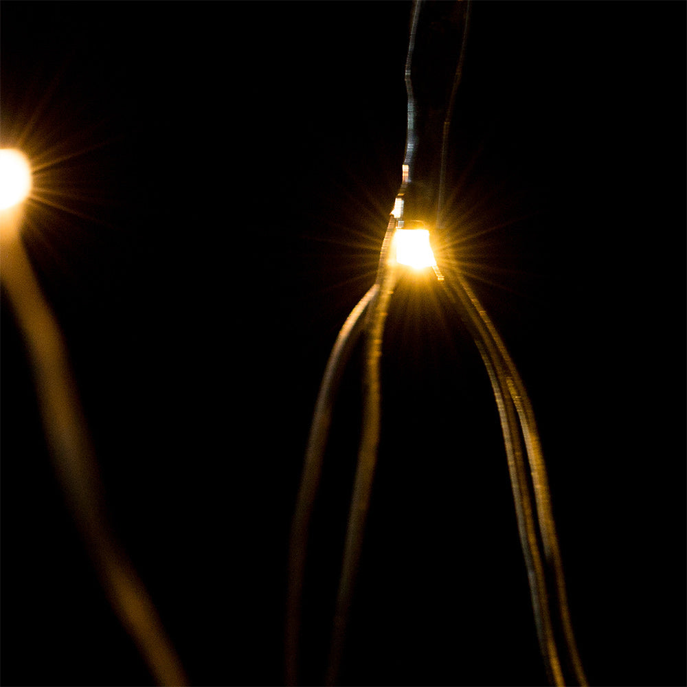 Monzana Lichtgordijn - 200x150cm 160 Leds - Binnen & Buiten Warm Wit