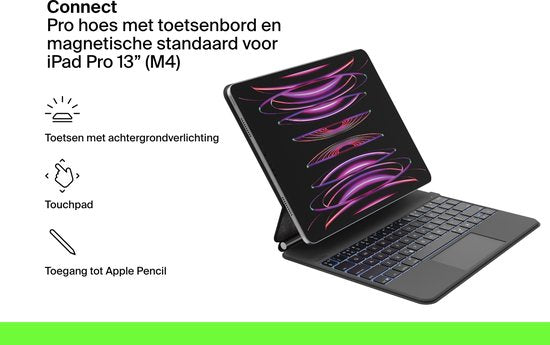 Belkin Pro Hoes met Toetsenbord en Magnetische Standaard voor iPad M4 Pro 13” QWERTY