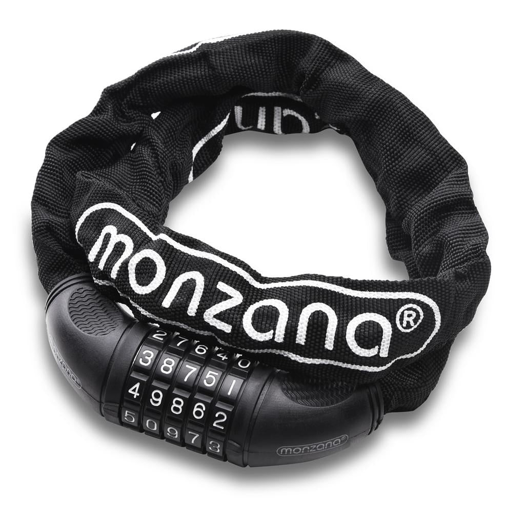 Monzana Fietsslot 90cm - met Numerieke Code en Sterke Ketting