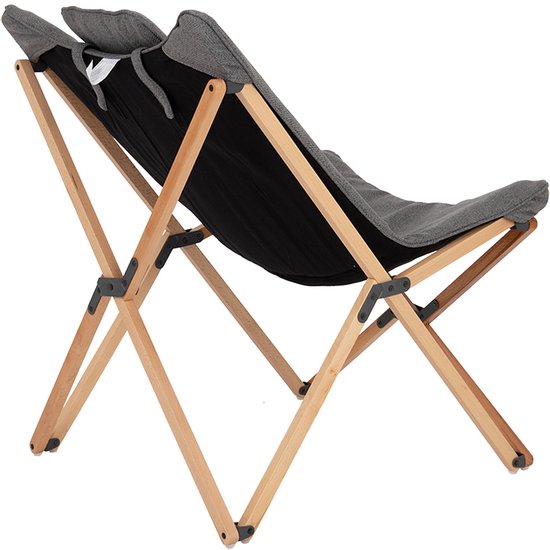 Bo-Camp - Urban Outdoor - Relaxstoel - Wembley - M - Nika - Grijs