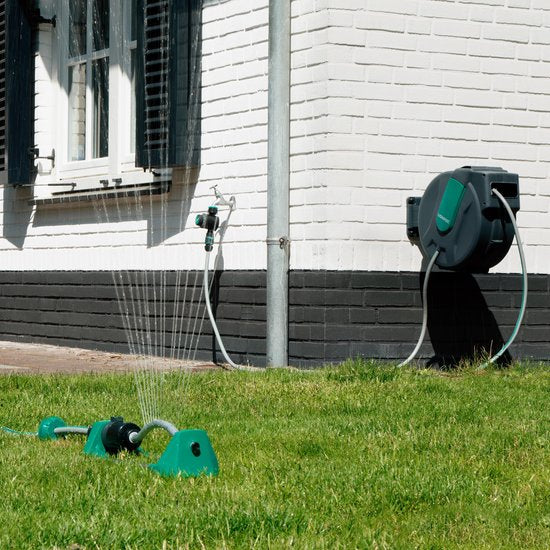 VONROC Watertimer – Mechanisch (geen batterijen nodig) – Instelbaar 0 - 120 min – Met metalen filter