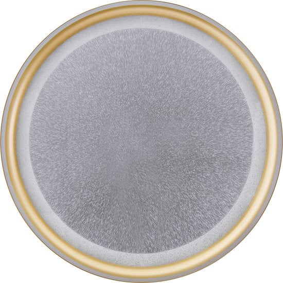 Brilliant Quito Plafondlamp – LED 30W – Ø42 cm – Goud – Modern Design met Glittereffect – 3-Staps Dimbaar