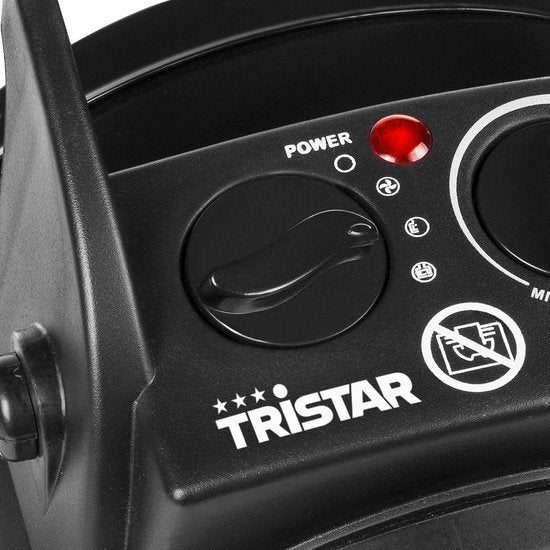 Tristar KA-5060 Industriële Kachel - 1000 W - 2000 W - 3 Standen - Regelbare Thermostaat - Oververhittingsbeveiliging - Zwart