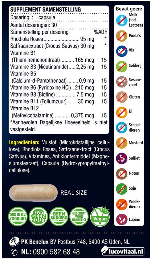 Lucovitaal Stemmingbalans 30 capsules
