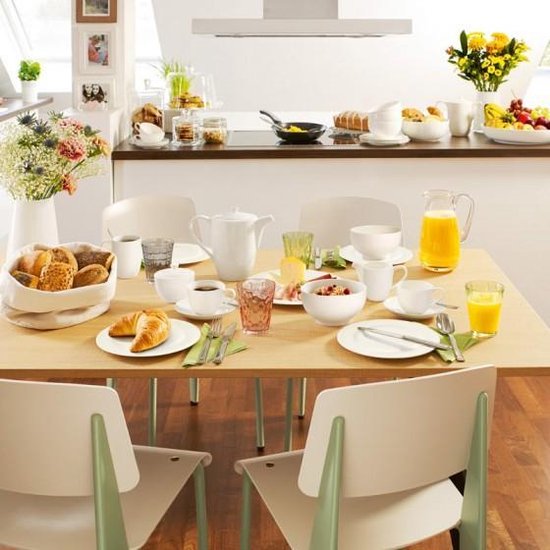 Villeroy & Boch For Me Ontbijtbord 23 cm - Porselein/wit