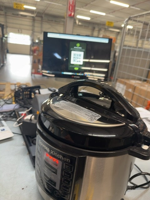 Savoré Kitchen Pressure Cooker – 6L – PFAS Vrij – Snelkookpan, Rijstkoker, Slowcooker, Stomer & Sous-vide in één – Multicooker