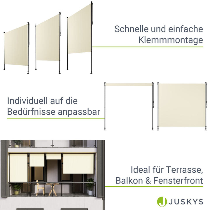 Senkrechtmarkise Barbados 200 x 310 cm – Weerbestendige Zonne- en Privacybescherming