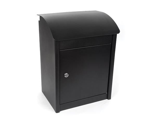 Perel Pakketbrievenbus Malm e, wandmontage, incl. 2 sleutels, afmetingen (H x B x D) 50.5 x 42 x 26 cm, zwart
