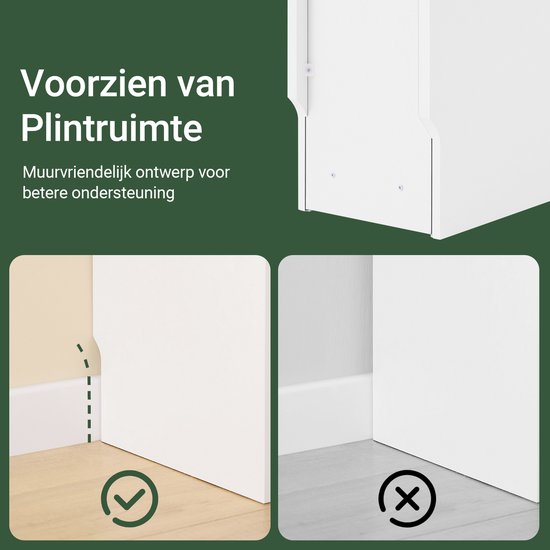 SoBuy Nachtkastje, voor woonkamer, slaapkamer FBT111-W