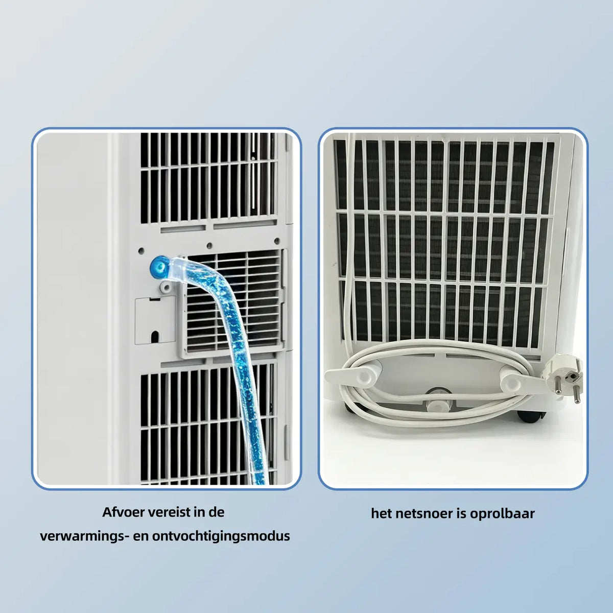 ELECCI mobiele airconditioner 9000 BTU met afstandsbediening en timer