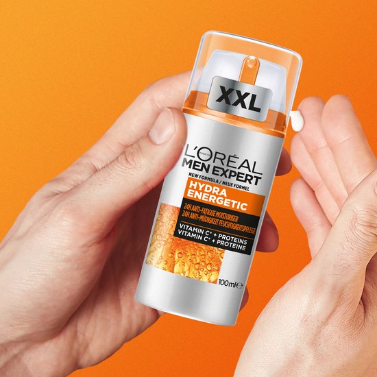 L’Oréal Paris Men Expert Hydra Energetic hydraterende dagcrème - 6 x 50 ml - Multiverpakking