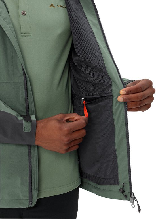 Vaude Outdoor Jas - Elope - Heren - Waterdicht - 3XL - Groen