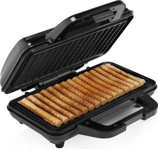 Tristar Wafelijzer - WF-1171 - 1000W - 15 wafelfrietjes - Anti-aanbaklaag - PFAS-vrij
