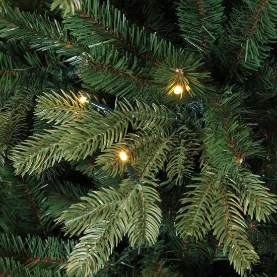 Triumph Tree Sherwood Deluxe Kunstkerstboom met LED-Verlichting - H185 x Ø127 cm - Groen