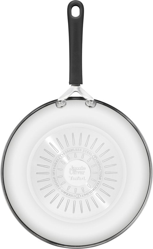 Jamie Oliver by Tefal Home Cook Wokpan - 28 cm - zwart - roestvrijstaal