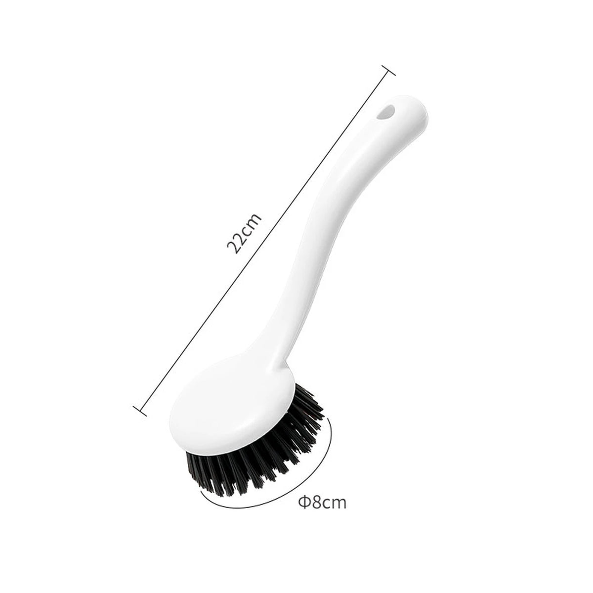 JORDAN&JUDY Afwasborstel Lange Steel - PP/Nylon - 22 cm - Pannenschraper