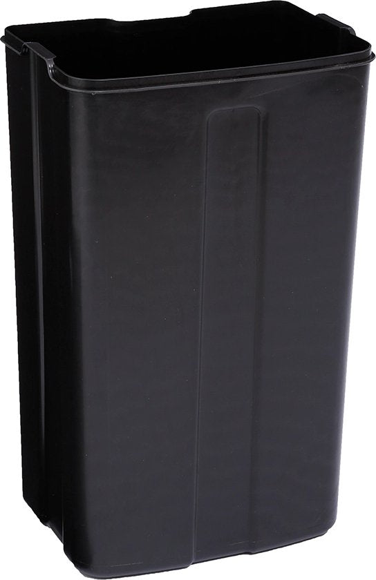 5Five Vuilnisemmer Metaal - Zwart - 35 x 32 x 62 cm - 30 l