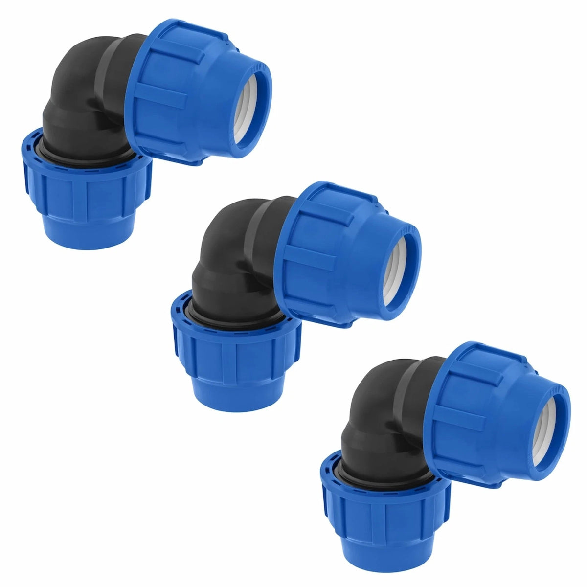 PE 25 mm 90° Bocht - PN16 - DVGW Gecertificeerd - Drinkwater