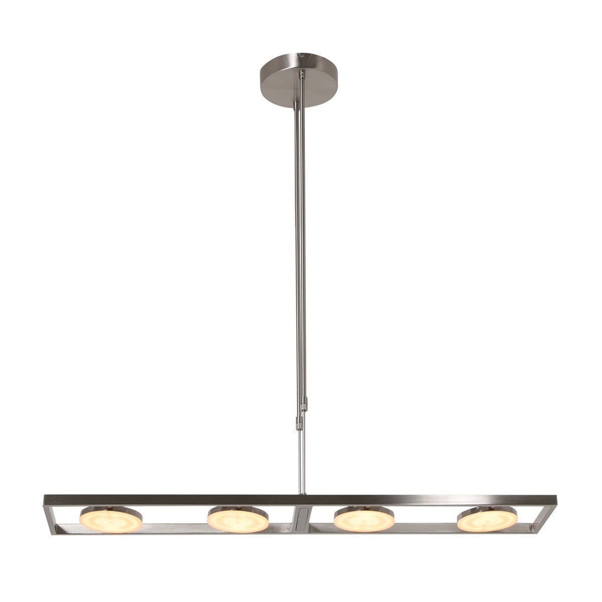 Hanglamp Soleil 3516ST Staal 4000 Lumen | Hoogte instelbaar | Steinhauer | Design en functioneel binnen verlichting