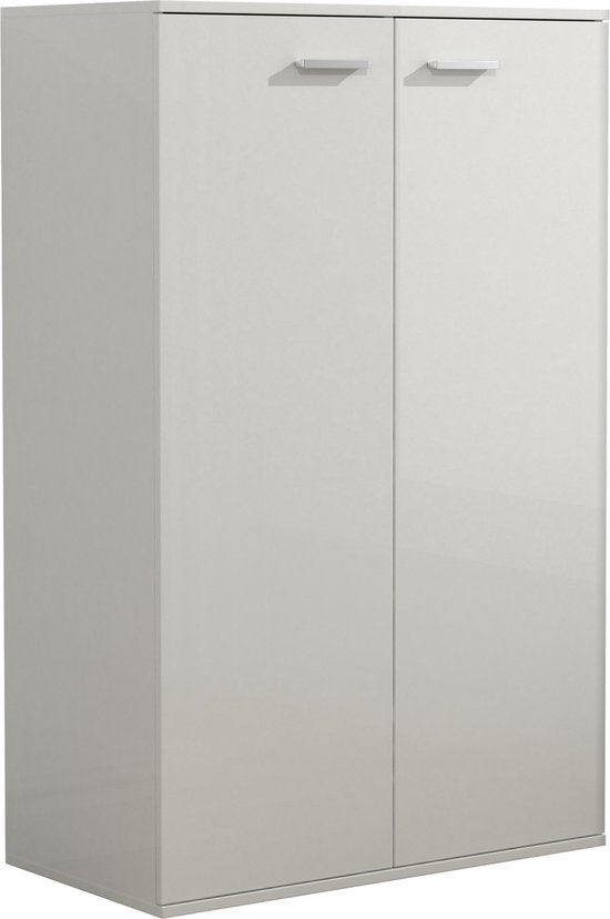 VDD - Kledingkast kinderkamer - Legplanken en hanggedeelte - 120 cm hoog - Wit