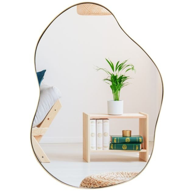 Coast Asymmetrische wandspiegel - 78 x 56 cm - Goud