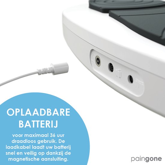 Paingone Fllow | verlicht zware en pijnlijke benen | Bloedsomloop stimulator- Herlaadbare batterij -