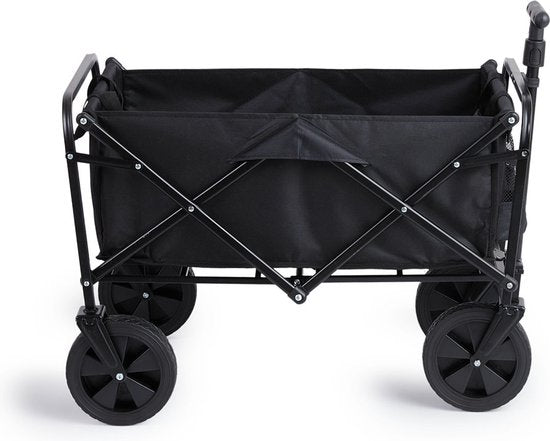 909 Outdoor Bolderkar - Opvouwbaar - Max laadvermogen 80 KG - 75x46x91cm - Zwart