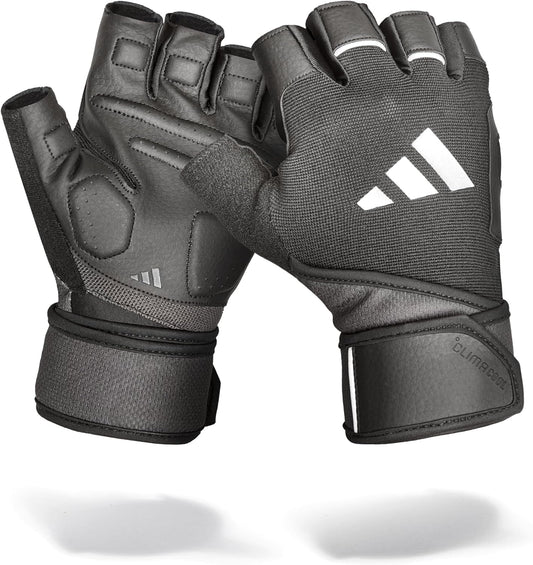 Adidas Wrist Wrap Training Gloves - Maat L - Zwart - Gepolsterd