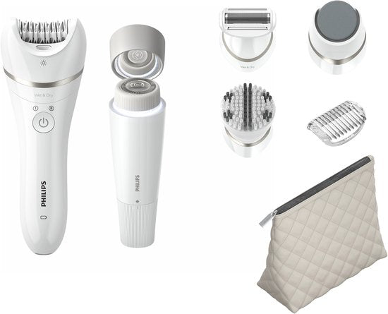 Philips Beautyset 9000 – Complete epilator, gezichtshaarverwijderaar & pedicure voor een gladde huid - BRE770/92