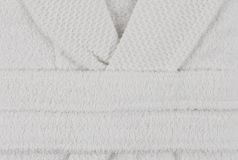 Capa Home luxe badjas katoen 360 gr/m² – wit – maat XXL – unisex