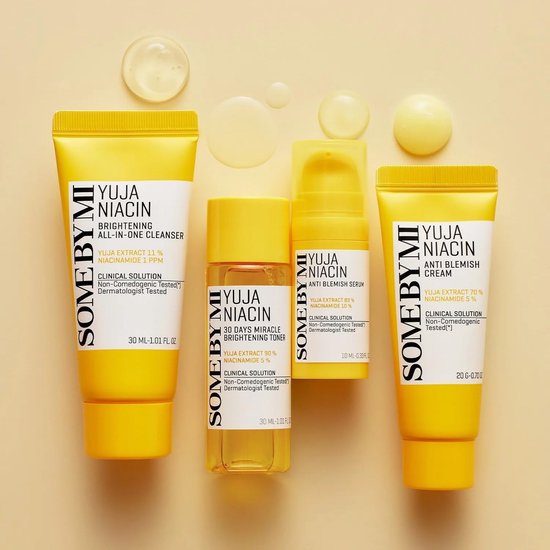 SOME BY MI - Yuja Niacin - Anti Blemish Starter Kit - 4 Delig - 90 ml