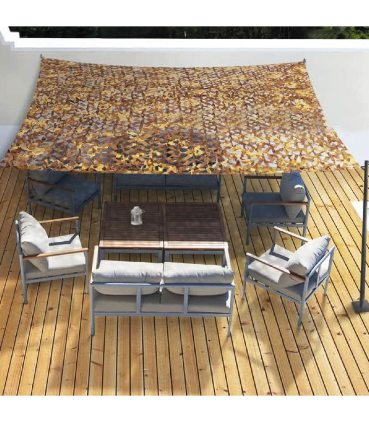 Schaduwdoek Polyester - Beige - 200x300cm