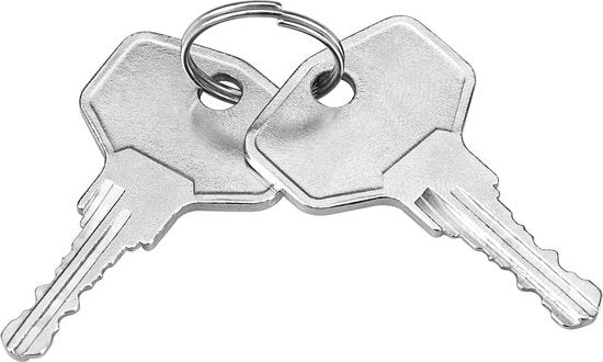 Monzana - Raamsluiting 8x - Afsluitbaar Slot Pin Lengte 35mm Zwart