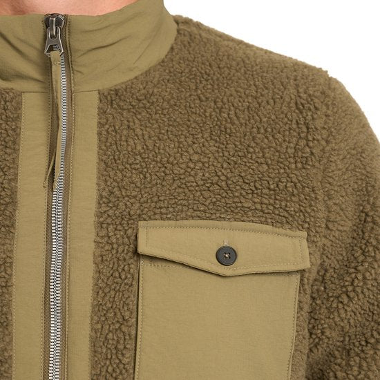 Mario Russo Teddy Jas Stockholm - Jas heren - Winterjas heren - Vest heren - Leger Groen - M