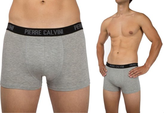 Pierre Calvini - Boxershort Heren - Heren Ondergoed - 12 Stuks - Maat L - Classic Kleuren - Boxershorts Korte Pijp
