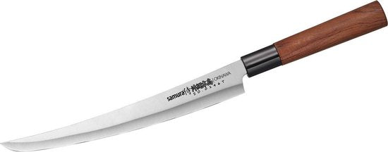 Samura Okinawa vleesmes 23,5cm - AUS-8 staal - Hout