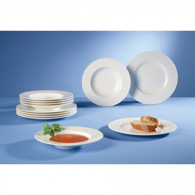 Villeroy & Boch Wonderful World Diep Bord – 24 cm – Melkwit – Porselein