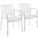 Tectake Tuinstoelen Alcudia Set van 2 - Weerbestendig - Stapelbaar - Kunststof